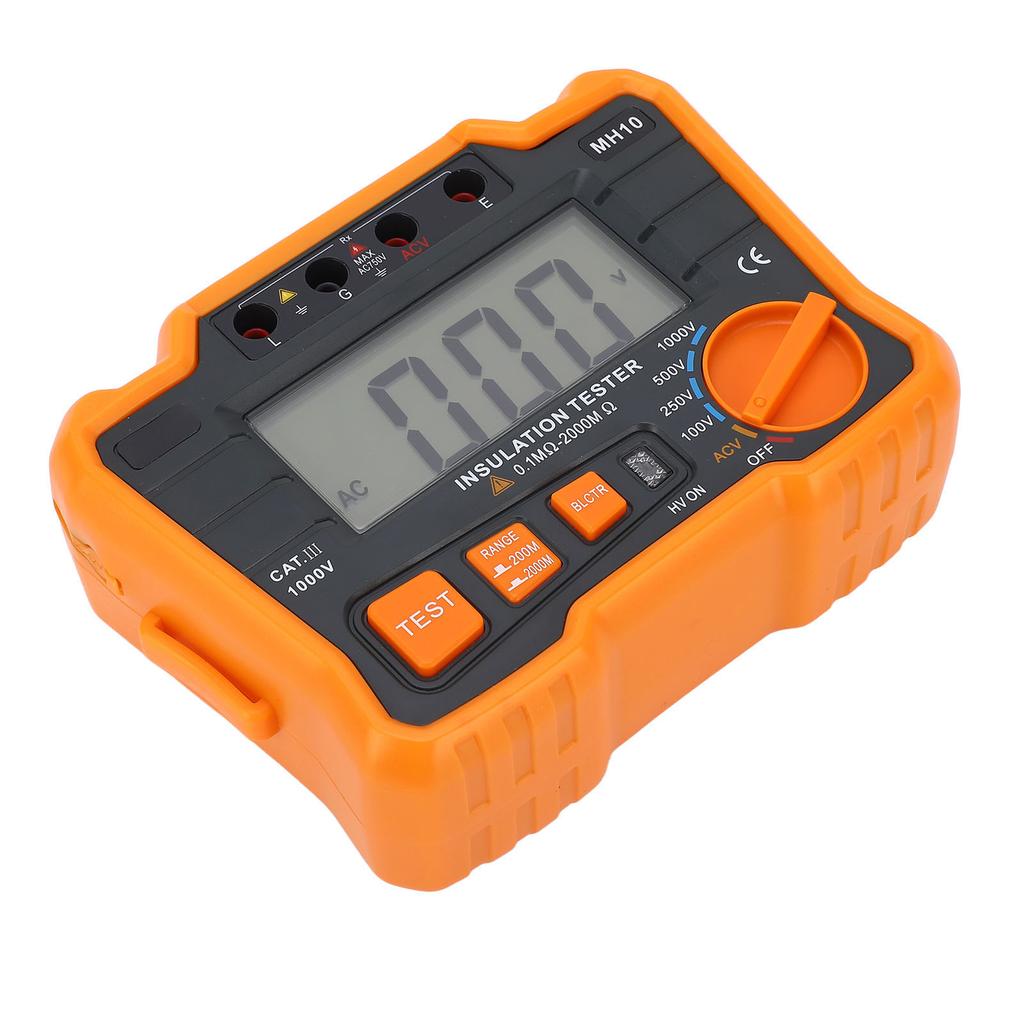 Мегаомметр цифровой тестер изоляции измеритель сопротивления ЖК-дисплей 1999 г. для измерения
