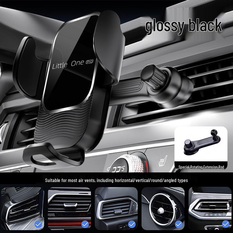 Anti-Shake Car Phone Holder with Air Vent & Suction Cup