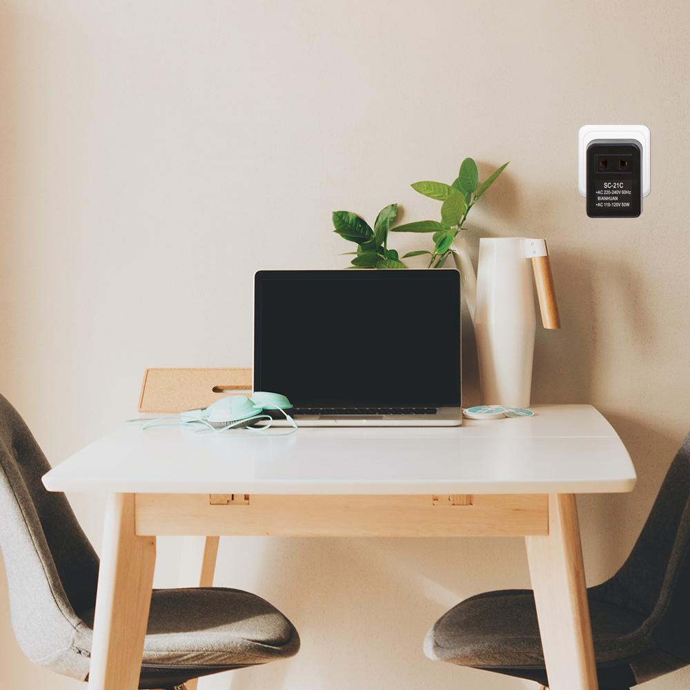 1 шт. Понижающий трансформатор Преобразователь напряжения Дорожный адаптер США AC 220 В в 110 В 10 Вт