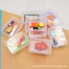 Boxed Food Game Simulation Mini Drink Food Burger Set Resin Ornament Food Model