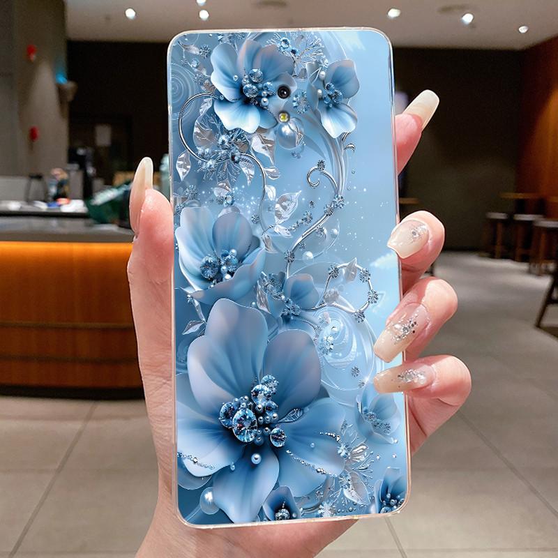 Case For Samsung Galaxy J3 2017 / J5 2017 / J7 2017 Silicone Cover Fashion Flower Clear Bumper For Samsung J730 J530 J330 Coque