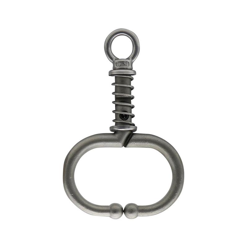 Stainless Steel Diameter 70mm Big Cattle Nose Ring Spring Bull Nose Clamps Cow Nose Traction Rings Ware Binding Tool 1 Pc