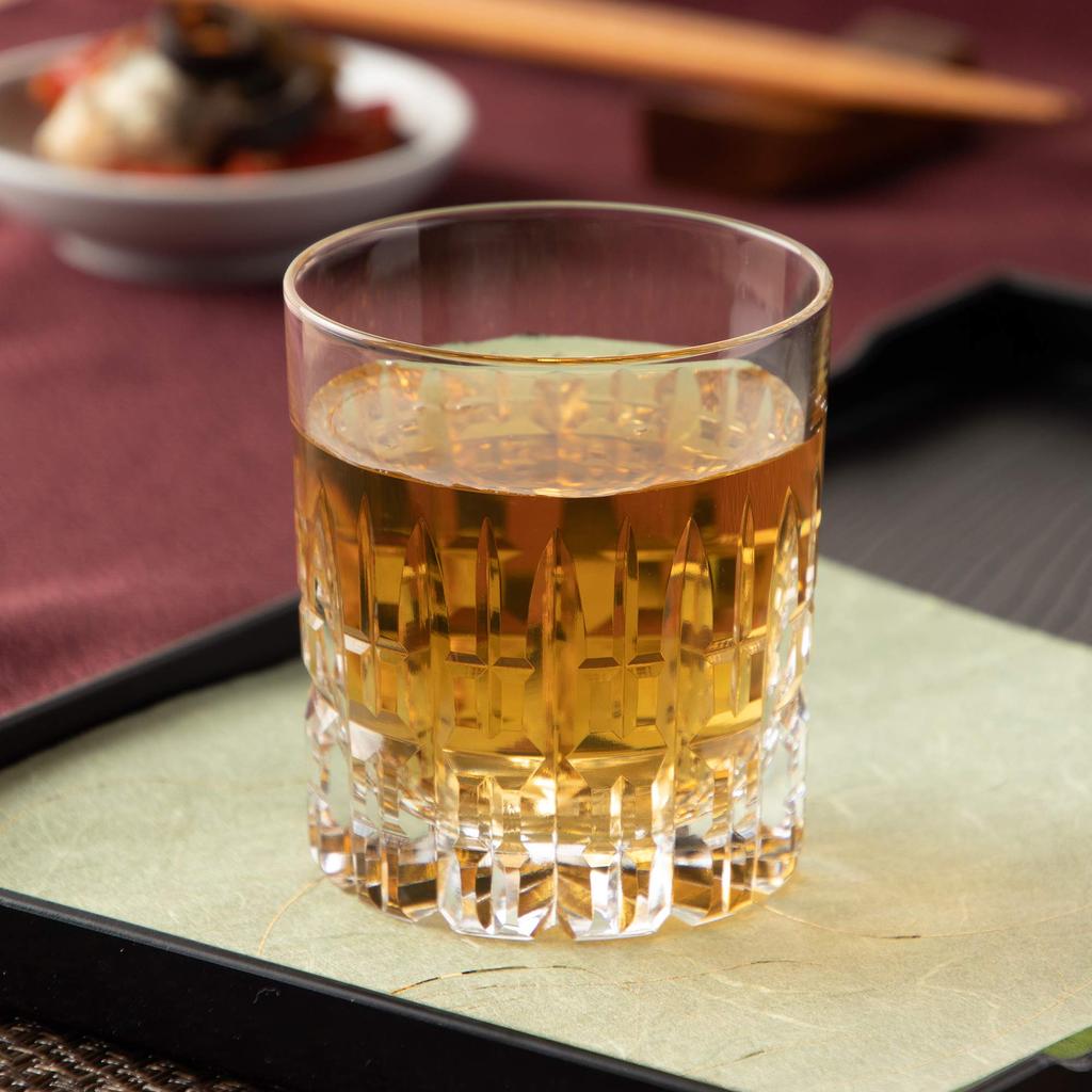 Kagami Crystal Double Whiskey Glass, Clear, 100cc, T483-642