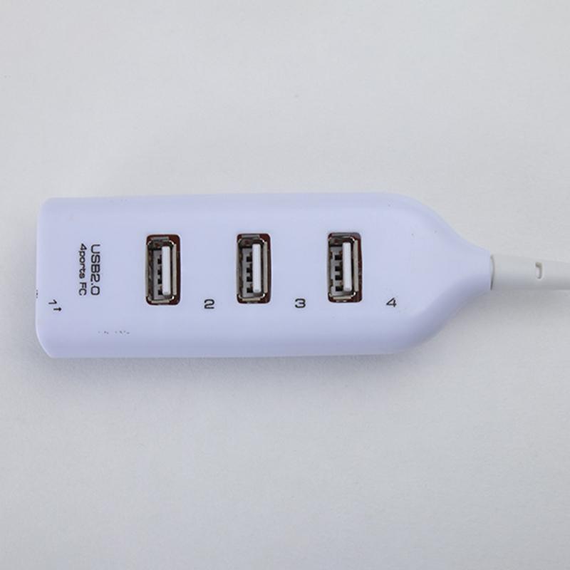 4-портовый USB 2.0 концентратор с кабелем высокоскоростной универсальный USB концентратор мини концентратор гнездо шаблон разветвитель кабель адаптер для ноутбука ПК