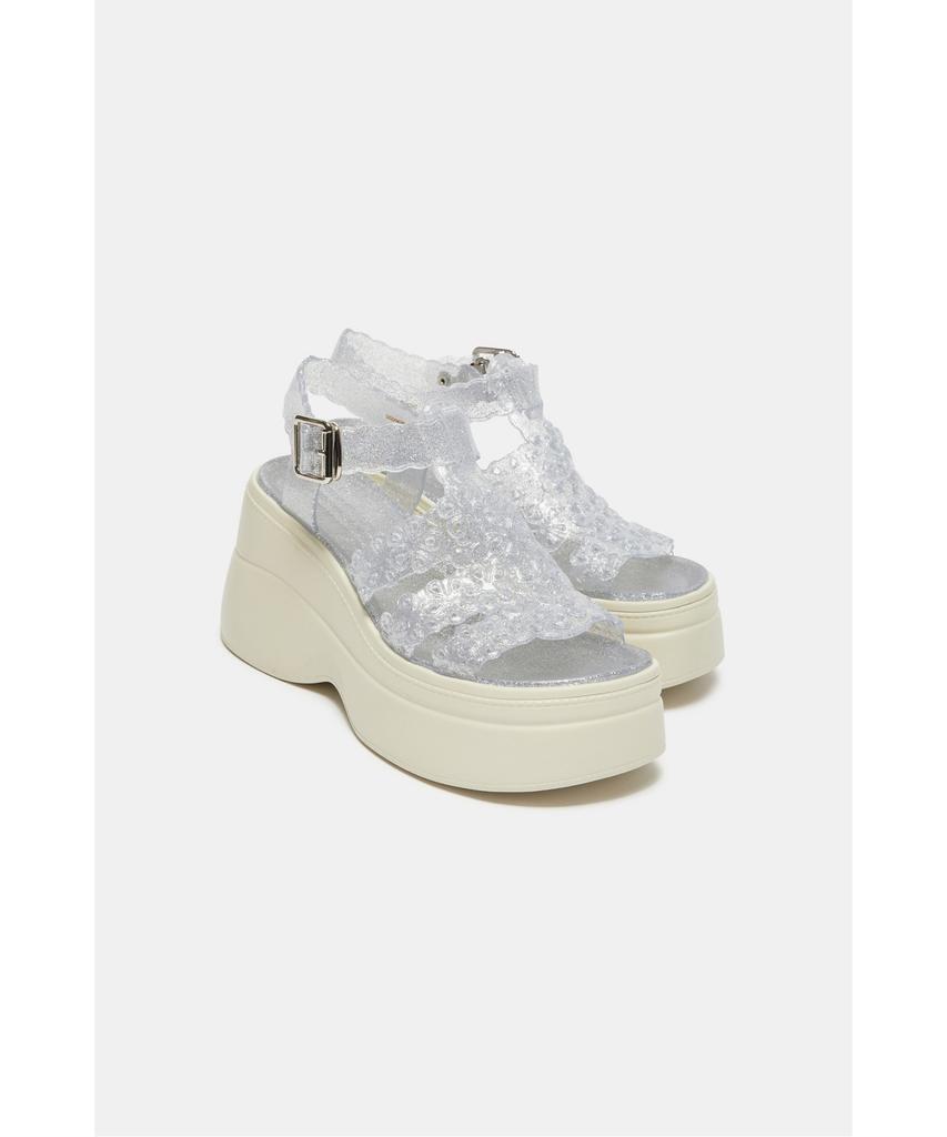 Suecomma Bonnie Flopy Jelly Sandal(Silver)_Dg2Am26014Svx