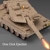 1:36 Модель основного боевого танка Leopard 2 Игрушка Сплав Литой под давлением Внедорожные танки Версия со спреем Модели Коллекционная ценность Детские подарки