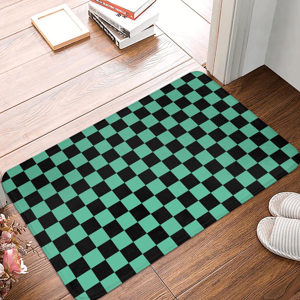 Demon Slayer Floor Door Bathroom Kitchen Mats Anti-Slip Indoor Doormat Garage Entrance Rug Carpet Footpad