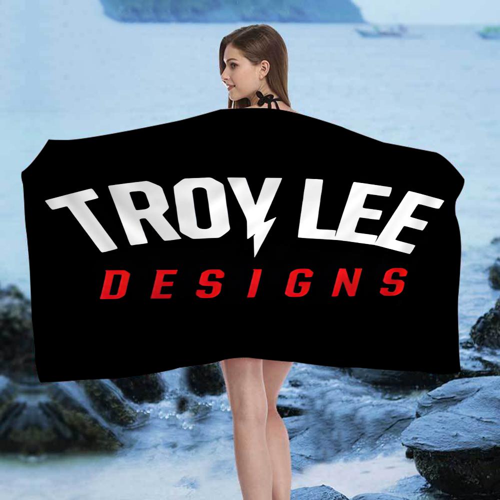 Troy Lee Designs Микрофибровое Печатное Пляжное Полотенце Альпинизм Йога Пляж Плавание Бег Впитывающее Мягкое Полотенце