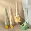 Diving Duck Style Toilet Brush Cute Wall-mounted Floor-Standing Silicone Duckbill Toilet Brush with Base Bathroom Cleaning Brush Set