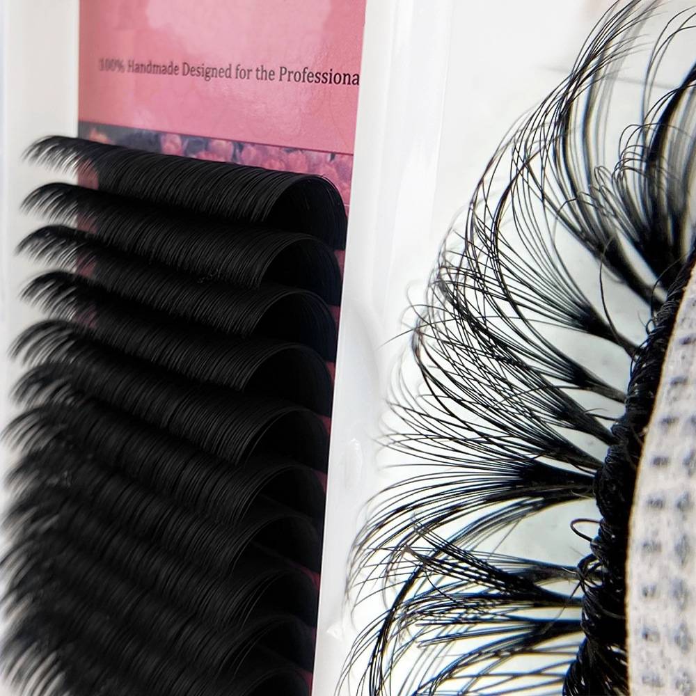 BlingBlang Own Brand 0.5 0.7 C D Curvature Natural Thickness 8-15mm Mix Size Eyelash in Stock