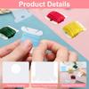 uxcell 360pcs Embroidery Thread Bobbins, Plastic Cross Stitch Thread Organizer Holder Card, Craft DIY Sewing Thread Organizer Tool Storage, White