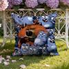 Чехол на подушку G-Grizzly и L-Lemmings, двойного назначения для дома и автомобиля: Двусторонняя конструкция для максимального комфорта