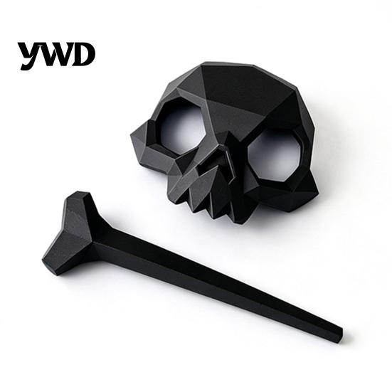 Забавный подарок для девочек, Череп Шпилька для волос, 3D-печатный Готический Костяной Зажим-заколка, Косплей Украшения для Женщин, Жуткий Темный Штырек, Декор для Хэллоуинской Вечеринки