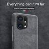 Чехол-книжка из натуральной кожи с полной защитой от падений для OPPO Find X6/X5 Pro, защитный чехол из замши