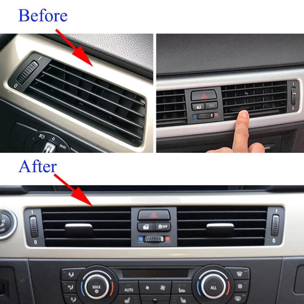 Front Rear AC Air Conditioner Vent Grille Outlet Slider Clips Tab For BMW 3 Series E90 E91 E92 E93 318 320 325 330 335 2005-2012