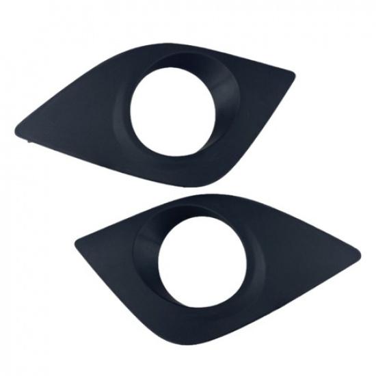 Front Bumper Fog Light Bezel Cover Left & Right W/ Hole For Toyota Corolla 14-16