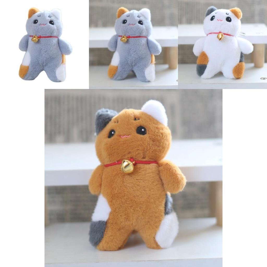 Популярный подвесной ornament Колокольчик-кошка, мягкая игрушка из набивки для сумок