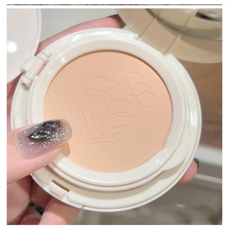 2 в 1 двухслойная пудра-кушон Clear Natural Lasting Brightening Gege Bear Makeup Concealer Loose Powder Cushion Cream