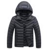 Winter New Men's Casual Cotton-padded Clothes Trendy Fashion Hooded Cotton-padded Clothes Men's Thickened Cotton-padded Jackets Men's Cotton-padded