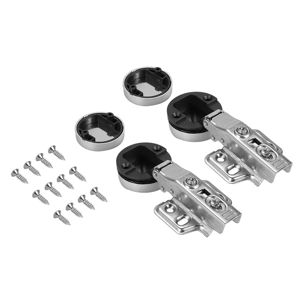 2Pcs/set Easy Installation Type Cabinet Cupboard Wardrobe Door Furniture Corner Folded Hinge