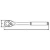Трещотка Kohken 1/4 дюйма, квадрат, 115 мм, полированная рукоятка 2753P