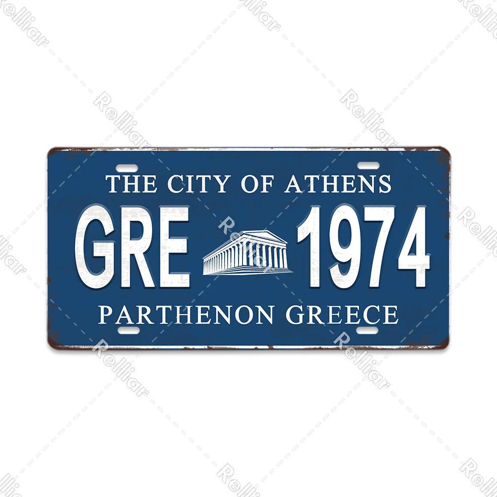 Город Вашего Места Металлическая Жестяная Табличка Винтажная Городская Табличка Декор для Бара, Стены, Париж Нью-Йорк Берлин Подарочный Постер Разные Регионы