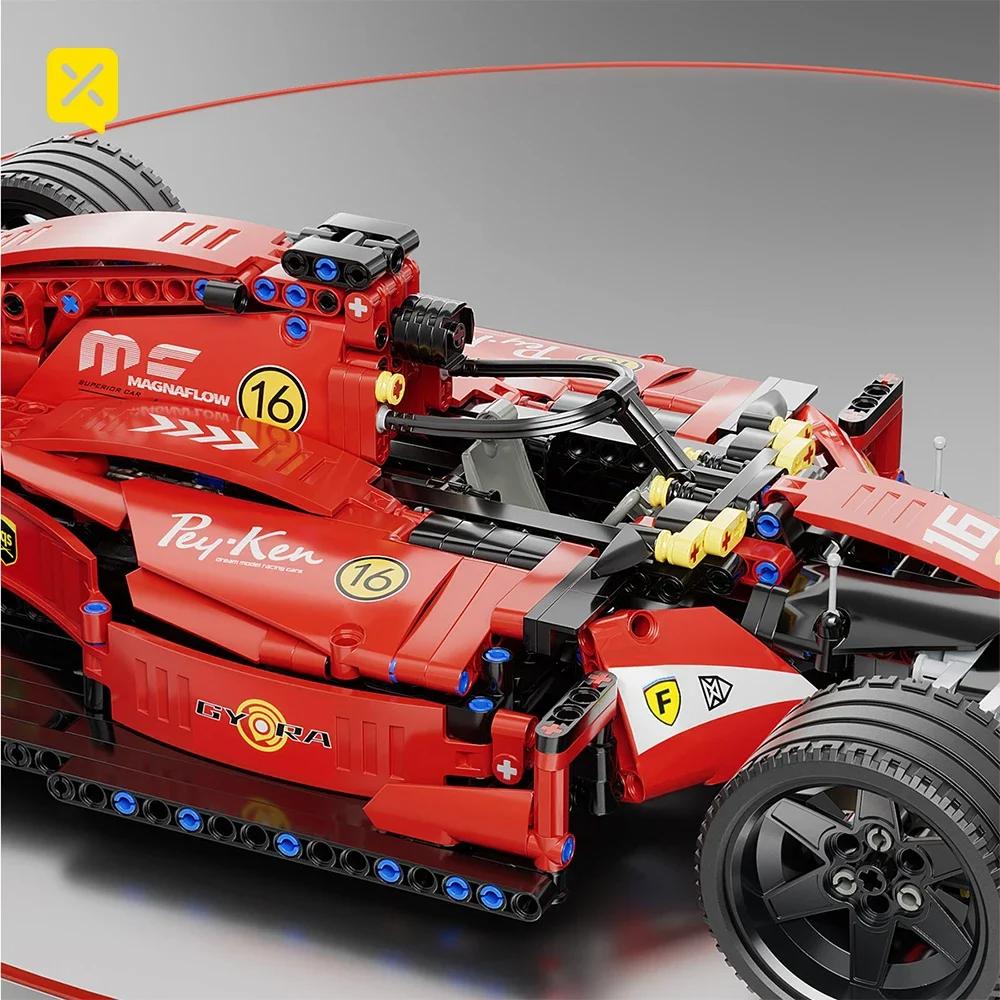 Building Blocks Car Remote Control Super Racing Car Moc Bricks Rc High-Tech Model Race Car Toys Vehicle Kids Boys Christmas Gift