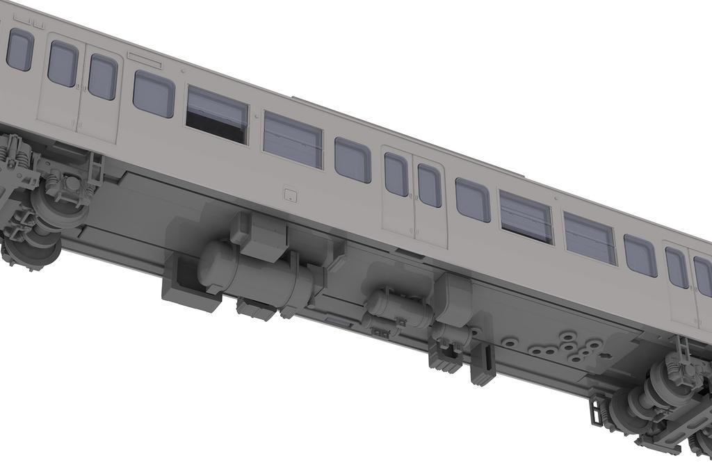 PM Office A PLUM JR East 115 Series 300 Series DC Train Saha 115 Unpainted Plastic Kit PP193 1/80