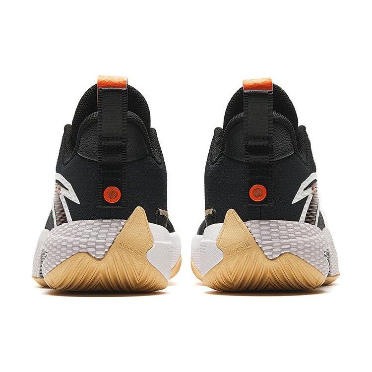 Anta Кроссовки для баскетбола Speed Battle 5 Round Toe Mesh, амортизирующие, прочные, среднего размера, черные, мужские 112341113-4