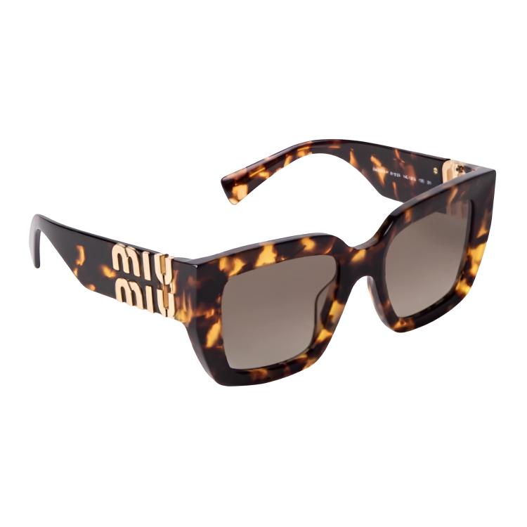 Miu Miu Square Sunglasses Women sunglasses Tortoise SMUB05_E14L_FE20U_C_A051