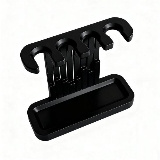 Держатель для насадок зубной щетки Подставка для насадок электрической зубной щетки Органайзер для зубных щеток Вмещает 4 насадки для зубных щеток для Oral-B Хранение на раковине в ванной