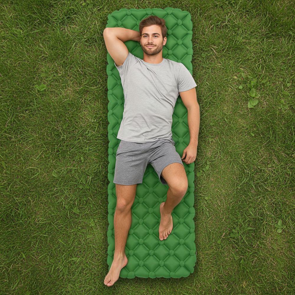 Нейлон 40D ТПУ Кемпинговые коврики Сверхлегкий спальный матрас Кровать Отдых на природе Путешествия