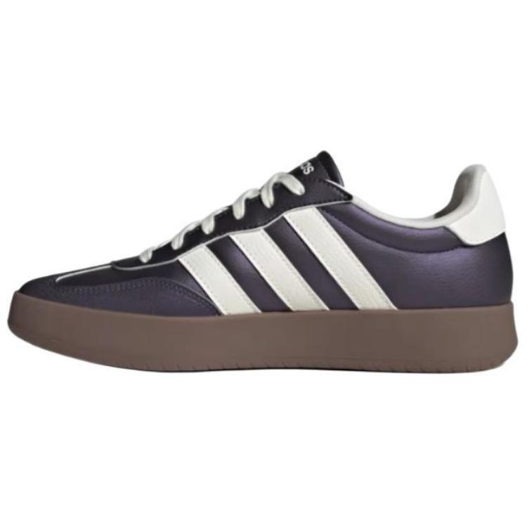 Adidas BARREDA Low top Skateboard Shoes Unisex Purple White Men's JQ6667