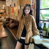 Warm Thick Wool Coat Winter Autumn Fashion Loose Tweed Jacket Casual Oversized Outerwear Popular Style