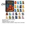 Dragon Souvenir Ornament Christmas Countdown Calendar, with 24 Acrylic Decorations, Days Xmas Advent Calendar Gift Box, Holiday for Lovers Decorations