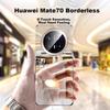 Hard To YellowCase for Huawei Mate 70, Ultra-Thin Fully Transparent Borderless Hard, Shockproof Simple Design for Women And Me