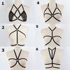 New Bralette Bustier Belt Lingerie Sexy Bandage Bra Cage Harness Push Up Crop Top