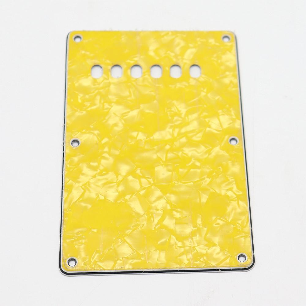 6 Hole Pvc Guitar Back Plate Pickguard Tremolo Backplate For St Modern   Style Electric Guitar Special Offer