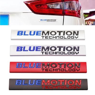 3D металлический логотип Bluemotion на задний багажник, эмблема на крыле автомобиля, наклейка, наклейки для Passat B8 Polo Golf 6 7