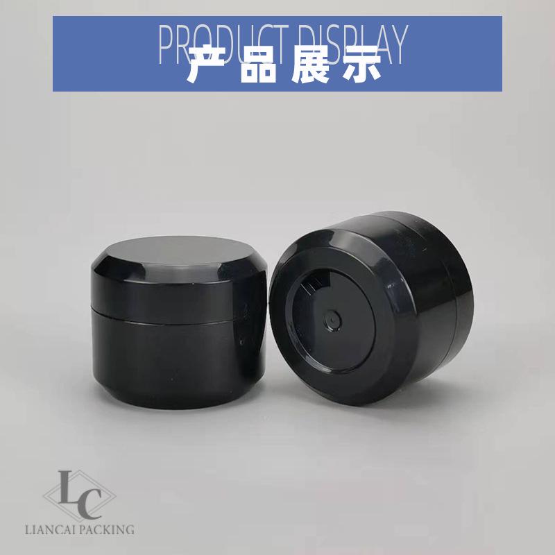 Двухслойный светостойкий черный лак для ногтей и пробный набор кремов (5г/8г/15г/20г)