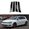 4Pcs Car Pillar Posts Door Window Trim Cover Column Sticker Exterior Parts For VW Golf MK7 2013-2020