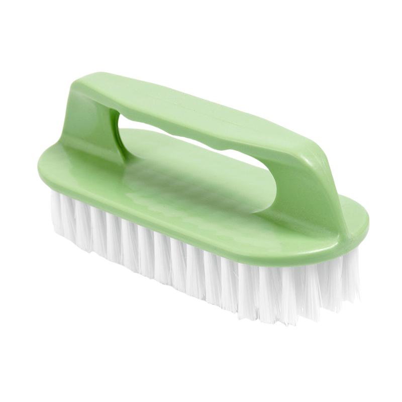 Scrubbing Brush Hard Bristled Laundry Clothes Shoes Scrubbing Brush Portable Plastic Hand Cleaning Brush Kitchen Bathroom KTY