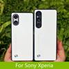 Чехол для Sony Xperia 1 VI 10 5 V Роскошная задняя крышка телефона из силиконовой кожи для Xperia 1V 5V 10 IV Стильный корпус Ударопрочный бампер