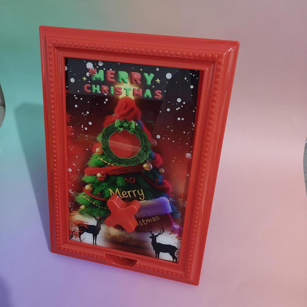 Photo Frame Candy Dispenser Christmas Organizer Home Decor Picture Hangable Candy Frame For Vending Bean Cereal Home Decor