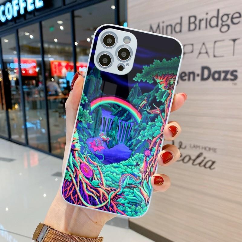Крутой чехол для телефона Strange Art для iPhone 14 13 12 11 Pro Max X XR XS 8 7 Plus, цветной чехол для телефона из жидкого стекла
