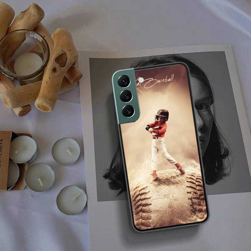 Baseball Phone Case For Samsung Galaxy S22 S25 Ultra S21 S10 Plus S25Edge S20 S23 S24 FE S10E Cover Silicone Soft TPU Clear Shel