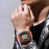 Модные Мужские Часы с Бриллиантами, Цыганская Звезда, Персональность, Полый Золотой Призрак, Ветер, Высококлассные, Светящийся Календарь