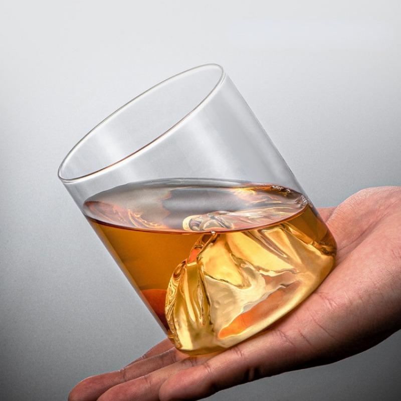 180 мл/320 мл чашка Mountain View, домашний бокал для виски, набор для вина, тибетский горный спирт, стеклянные чашки, посуда для напитков, зарубежная винная чашка