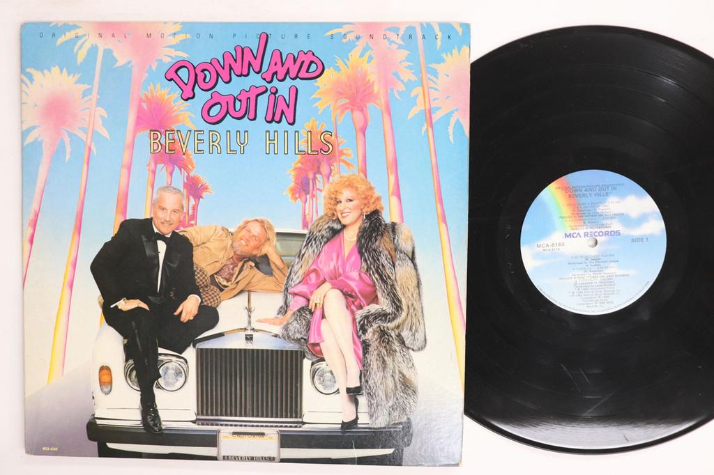 Виниловая пластинка РАЗЛИЧНЫЕ Down And Out In Beverly Hills Оригинал MCA6160 MCA 1986 США Саундтреки Мюзиклы Б/у
