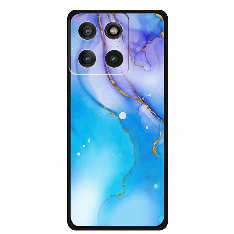 For Moto Edge 60 Pro Case XT2507-1 Coque Multi Colored Marble Pattern Soft Silicon Back Cover for Motorola Edge 60 Pro 5G Bumper
